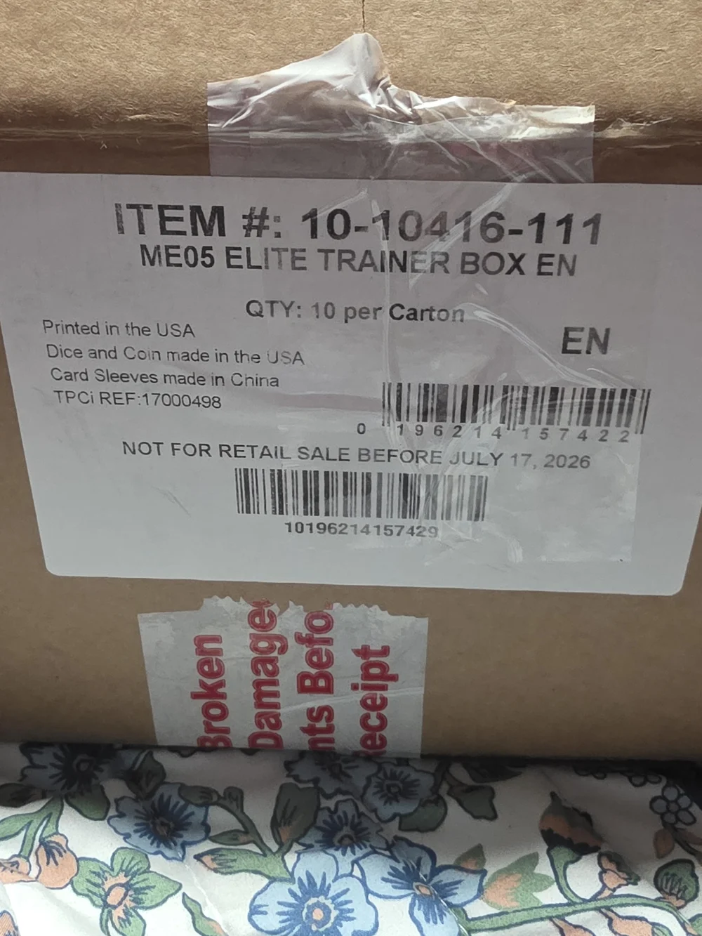 Mega Evolution Pitch Black Elite Trainer Box - Black
